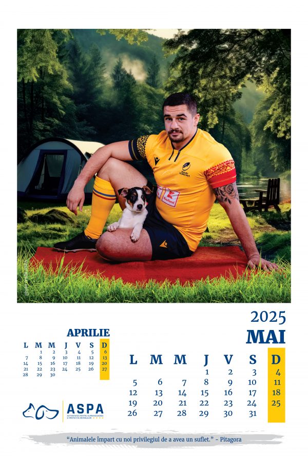 Calendar 2025 – Adoptă un cățel ASPA! - imagine 6